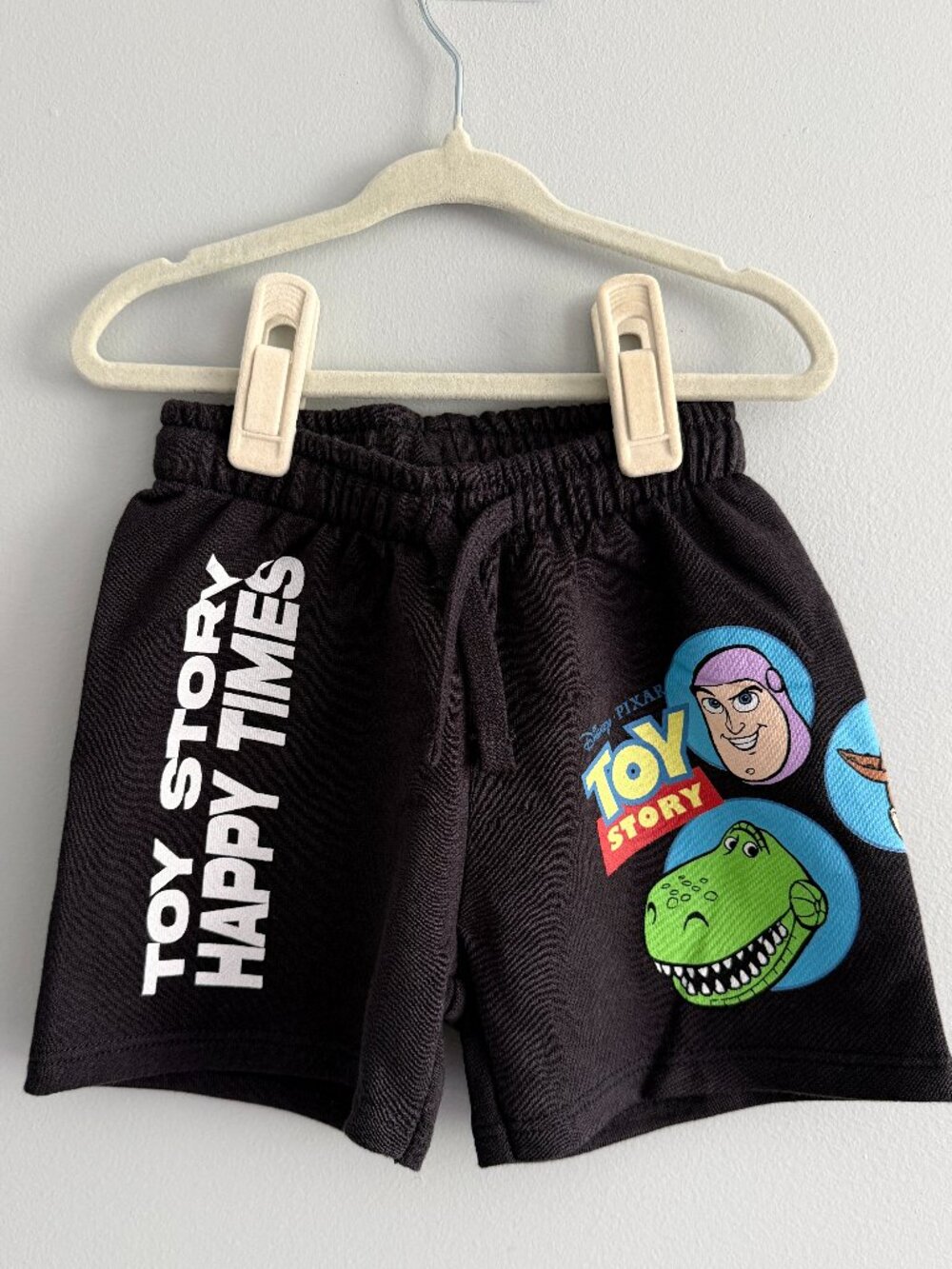Zara Disney Toy Story Straight Plush Bermuda Shorts NWT 3